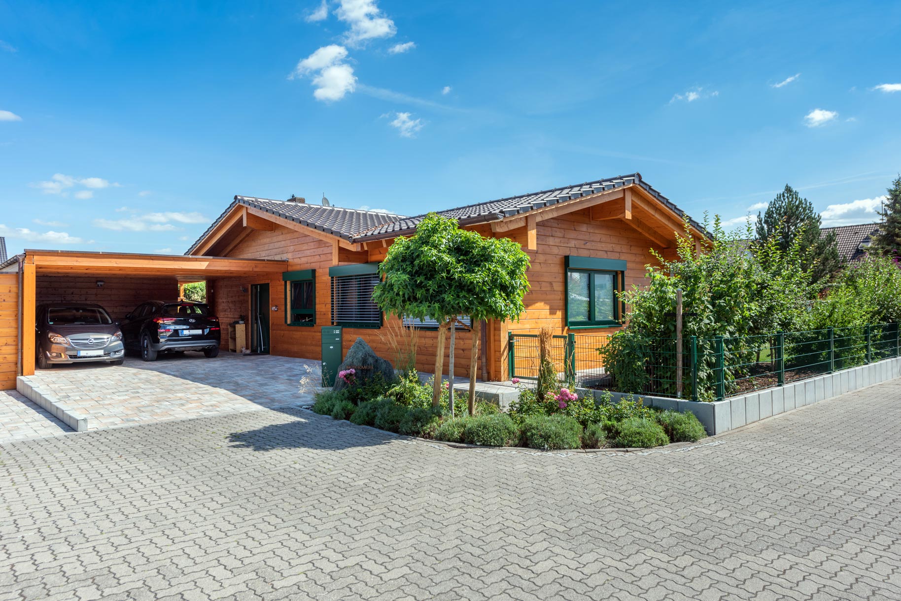 Holzhaus Eingeschossig - Kompaktes Blockhaus | Fullwood Wohnblockhaus